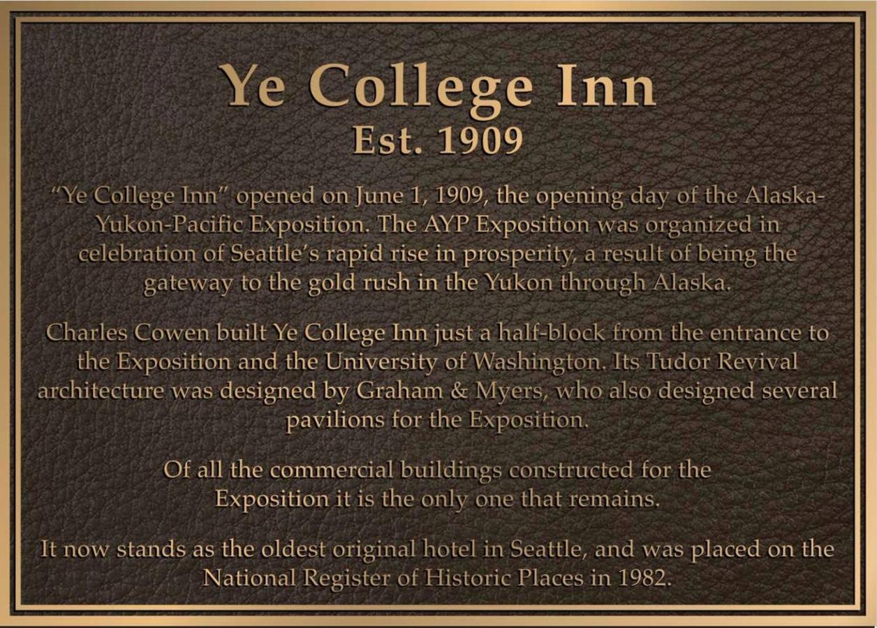College Inn Hotel Seattle Eksteriør bilde